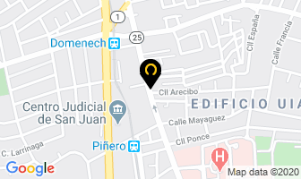 Mapa de Real Hermanos Inc. en Hato Rey