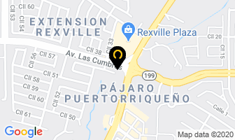 Mapa de Rexville Travel en Bayamón