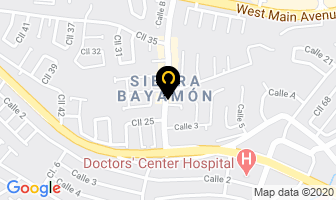 Mapa de Sostre Narvaez & Asociados en Bayamón