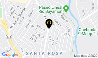 Mapa de Super Bordados en Bayamón