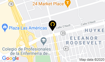 Mapa de United Sales Electronics & Services Inc en Hato Rey