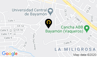 Mapa de Universidad Central De BayamÓn en Bayamón