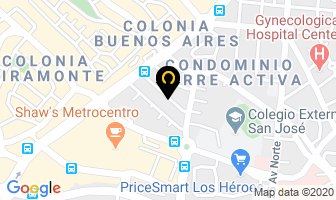 Mapa de Agimpex en San Salvador