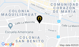 Mapa de Alquileres La Mascota en San Salvador