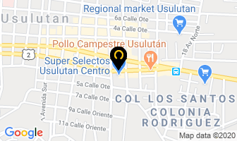 Mapa de Bazar Fenix en Usulután