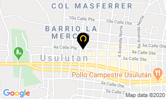 Mapa de Bufete Campos Gomez en Usulután
