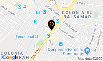 Mapa de Calzado Maga en Sonsonate