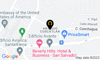 Mapa de Car Solutions en Antiguo Cuscatlán
