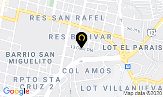 Mapa de Castro Ulises en Santa Ana