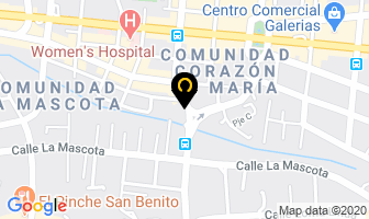 Mapa de Centro Comercial Plaza Cristal en San Salvador