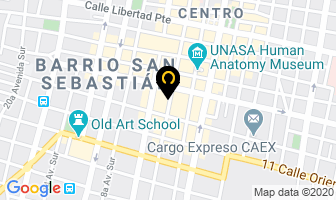 Mapa de Colegio Manchester en Santa Ana