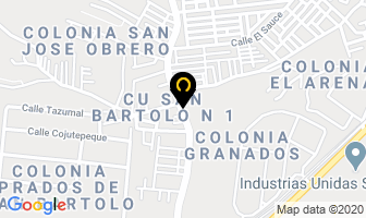 Mapa de Colegio San Bartolo en Ilopango