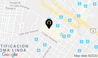 Mapa de Comercial Milady en Sonsonate
