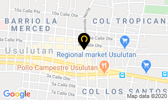 Mapa de Comercial San Luis en Usulután