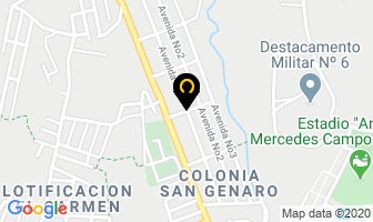 Mapa de Deportes Azteca en Sonsonate