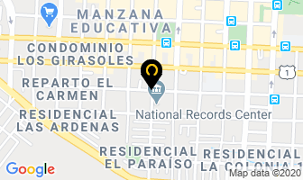 Mapa de Dr Alfredo Rivera Jaco en Santa Tecla