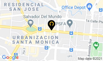 Mapa de El Salvador Tours en San Salvador