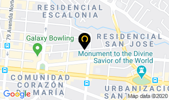 Mapa de Eva Tours en San Salvador