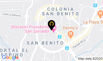 Mapa de Express Line en San Salvador