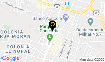 Mapa de Farmacia Central en Ahuachapán