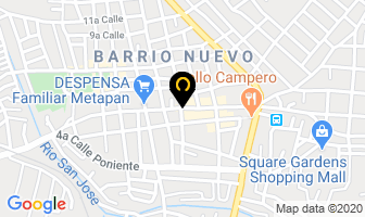 Mapa de Farmacia El Milagro en Metapán