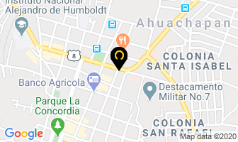 Mapa de Farmacia El Milagro en Ahuachapán