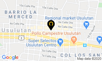 Mapa de Farmacia La Merced en Usulután