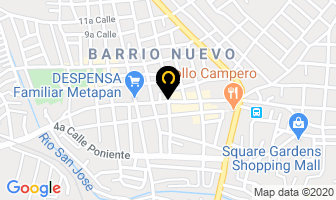 Mapa de Farmacia San Pablo en Metapán