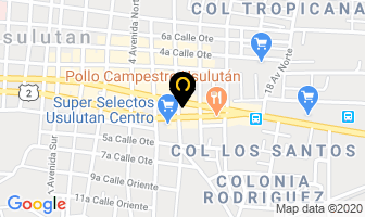 Mapa de Farmacia San Pedro en Usulután