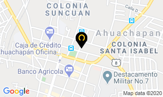 Mapa de Farmacia San Roque en Ahuachapán