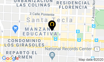 Mapa de Ferretería Ibarra en Santa Tecla