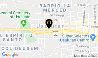 Mapa de Funerales El Ocaso en Usulután