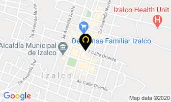 Mapa de Funerales El Socorro en Izalco