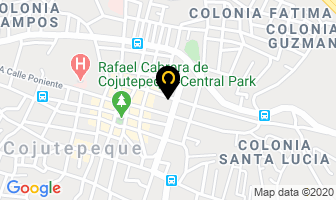 Mapa de Funerales Montecristo en Cojutepeque