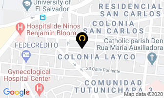 Mapa de Funsalprodese en San Salvador