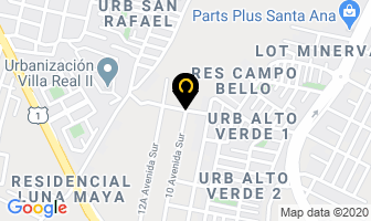 Mapa de Galvanissa en Santa Ana