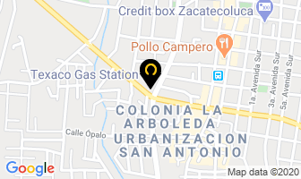 Mapa de Gasolinera Texaco en Zacatecoluca