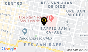Mapa de Hospital Cader en Santa Ana