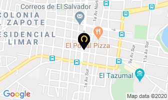 Mapa de Hostal Las Flores en Chalchuapa