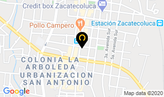 Mapa de Hotel Brolyn en Zacatecoluca