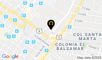 Mapa de Hotel Plaza en Sonsonate