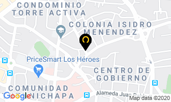 Mapa de Ibr Inmuebles Bienes Raices en San Salvador