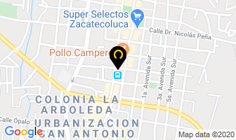 Mapa de Infotec en Zacatecoluca