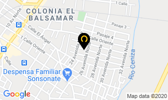 Mapa de La Auxiliadora en Sonsonate