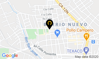 Mapa de La Centro Americana S.a. en Metapán