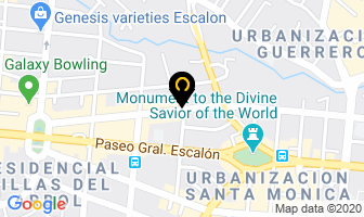 Mapa de La Puerta Buffet en San Salvador