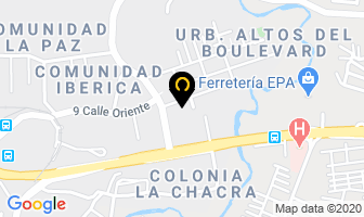 Mapa de Laboratorios Lafar en San Salvador