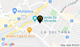 Mapa de Mil Cumbres Café en Antiguo Cuscatlán