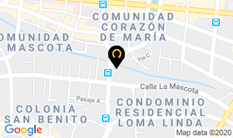 Mapa de Mister Coffe en San Salvador