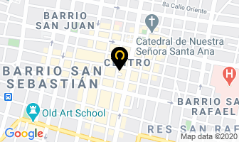 Mapa de MueblerÍa Central en Santa Ana